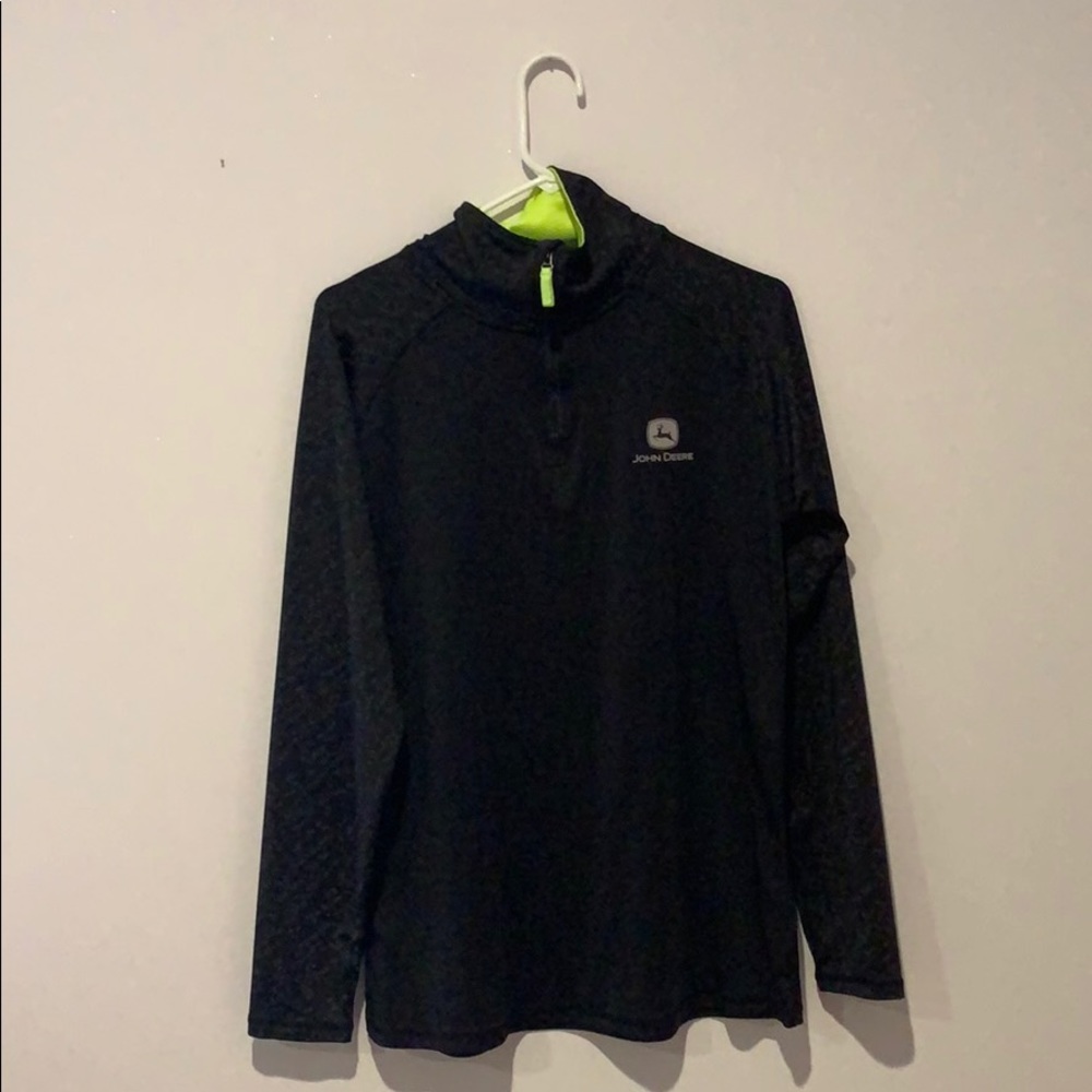 John Deere half zip